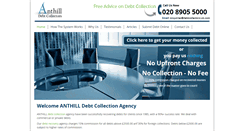 Desktop Screenshot of debtcollectors-uk.com